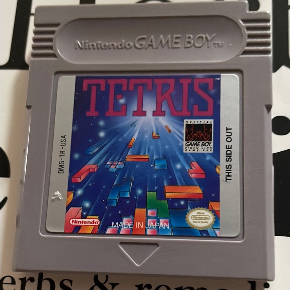 Nintendo Game Boy Tetris Cartridge - Gray
